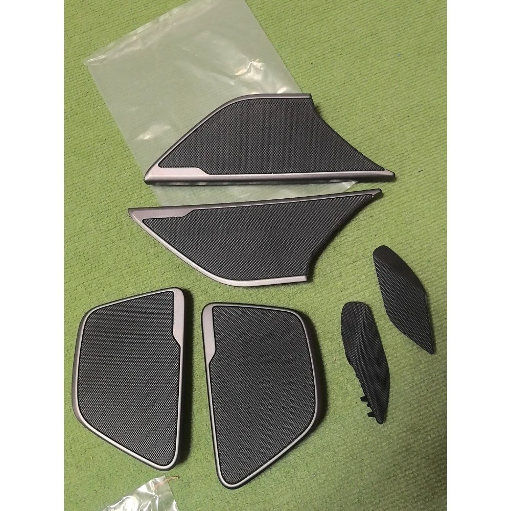 9 Pcs High Quality Speaker Cover Set For BMW G30 2019-2022 Front Rear Left Right Car Door Tweeter Covers For BMW 525 528 530 535