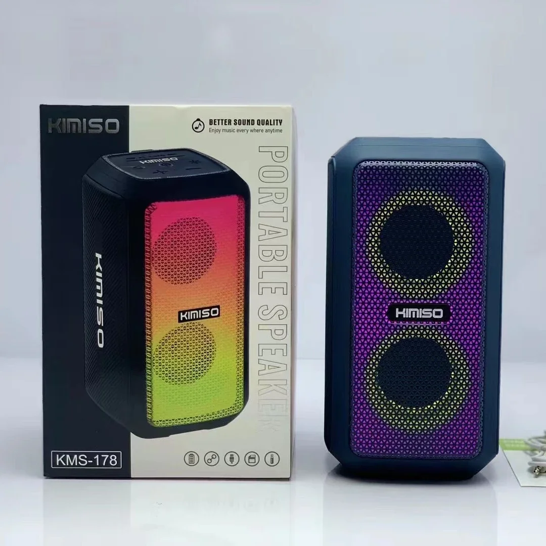 Kimiso New Products Speaker Portable Model Boom box   Party Subwoofer Dj Speaker