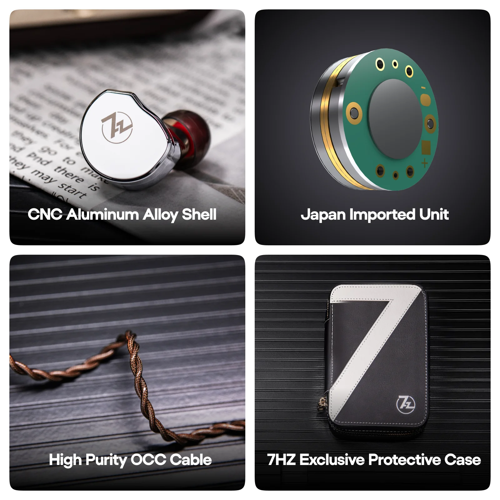 7 هرتز × Crinacle: شاشات Diablo / Divine Planar المغناطيسية داخل الأذن مع أغطية ألومنيوم ممتازة وكابل قابل للفصل #3