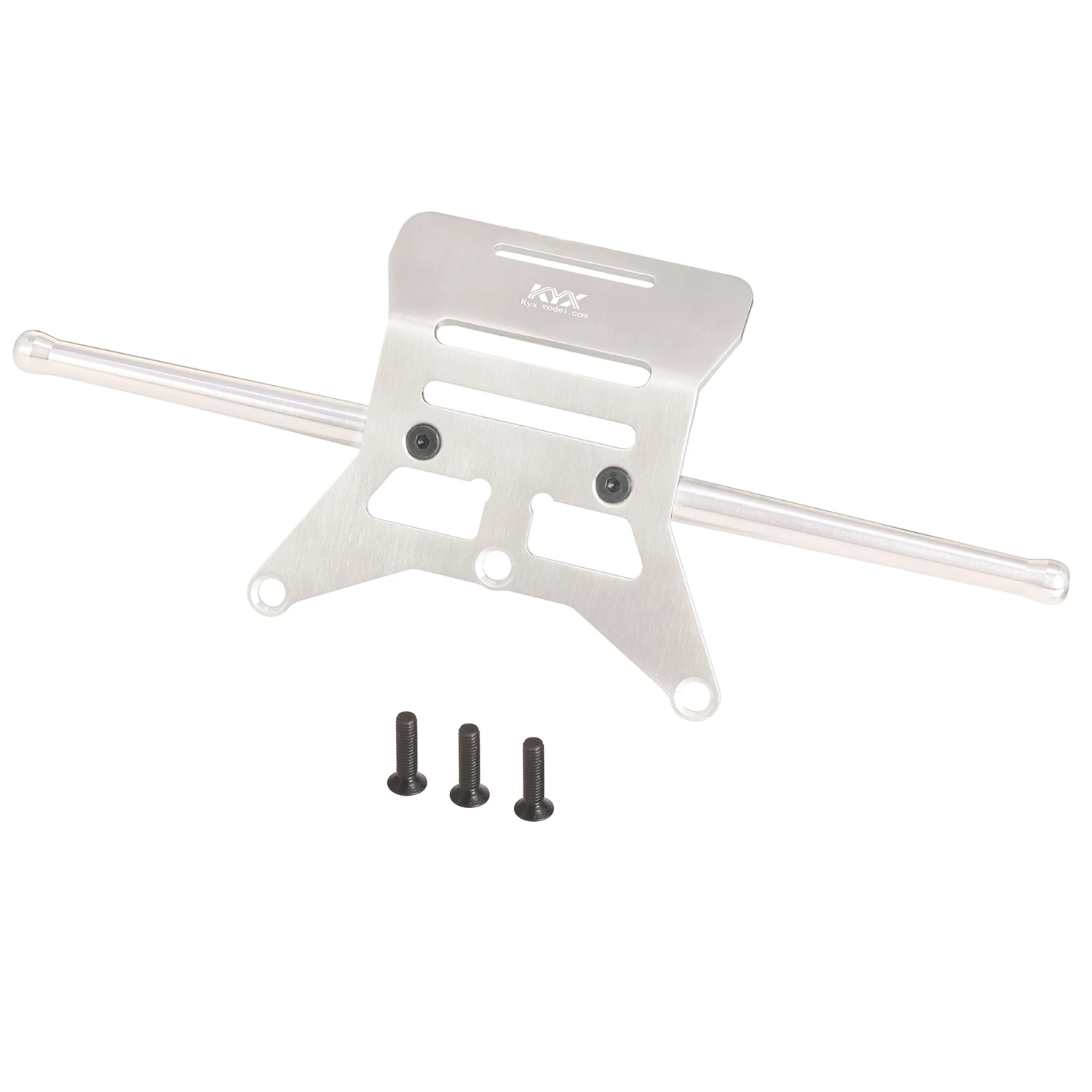 KYX Racing Stainless Steel Chassis Protector Front Bumper Upgrades Parts Accessories for 1/10 RC Car Tamiya Hornet EVO