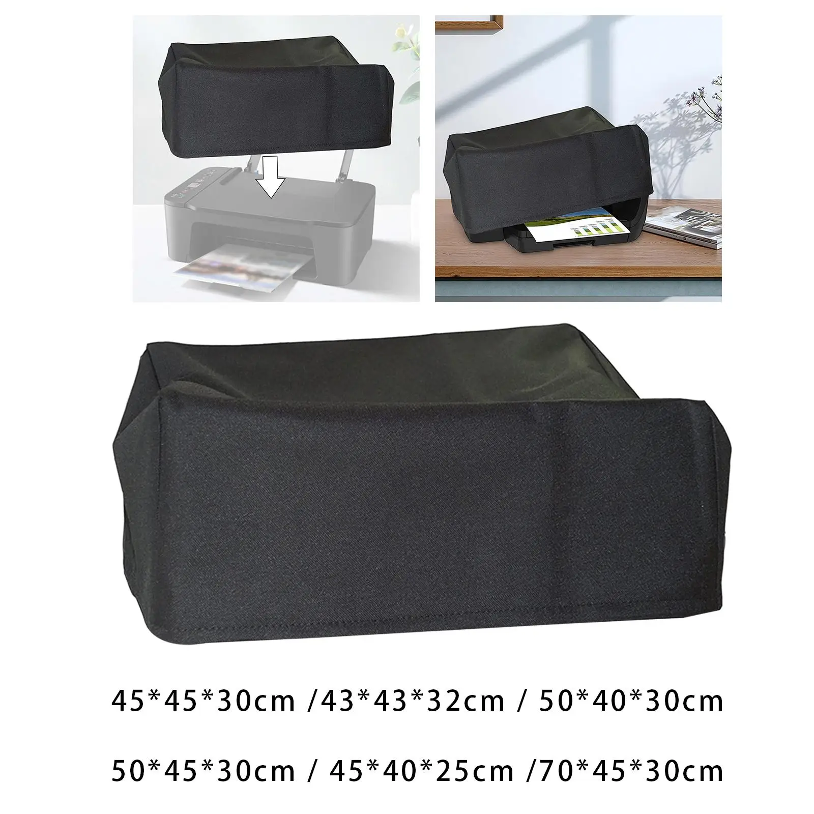 Lavável Water Resistant Printer Dust Cover, Acessório dobrável com cordão, resistente ao desgaste, 9015, XP-7100, 8710