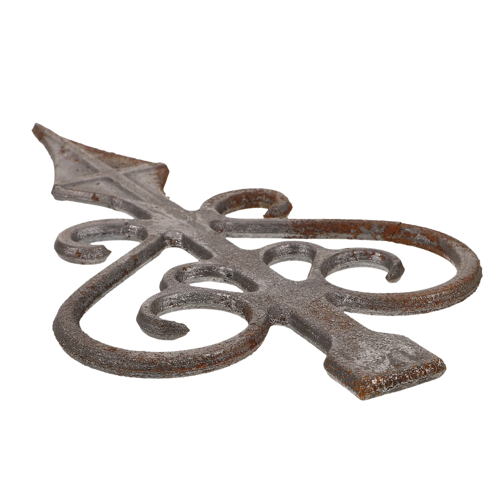 

Cast Iron Fence Finials Decorative Toppers Post Spike Arrow Gates Fences Handrails Durable Material Easy Install Versatile