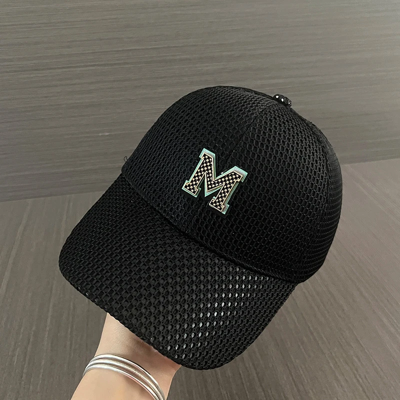 Modische, atmungsaktive Mesh-Baseballkappe, neue Sommermütze für Damen und Herren, lässige Reise- und Wanderkappe, Unisex