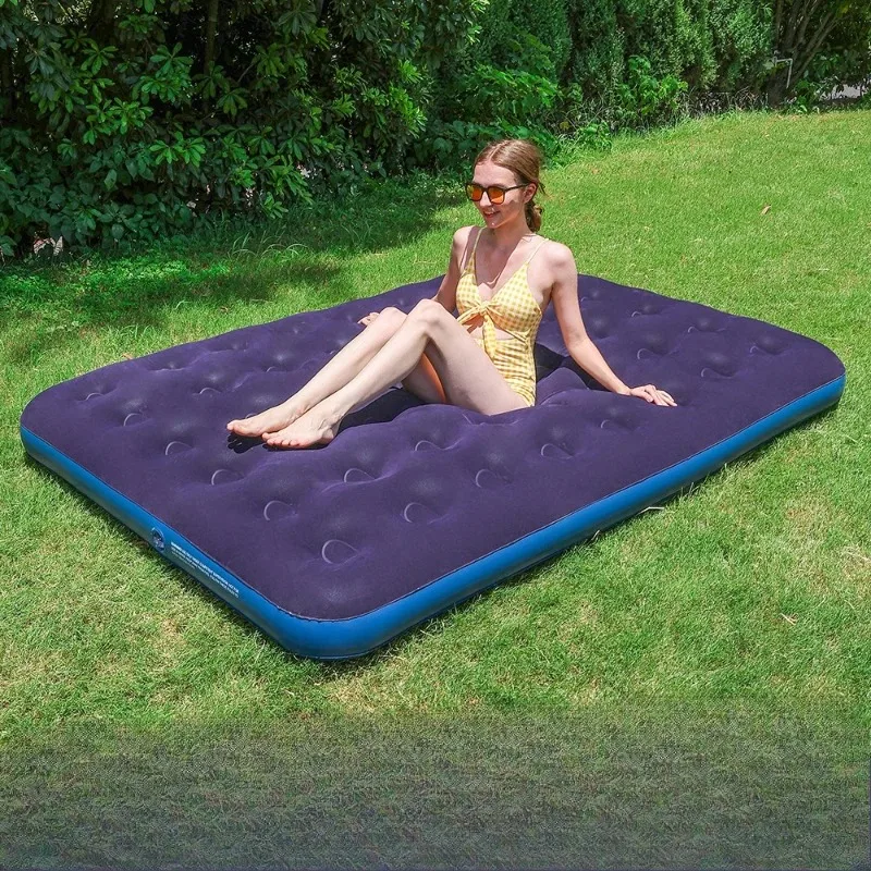 

Widened Thickened Inflatable Mattress Portable Folding Family Outdoor Camping Air Mattresses Soft Comfortable Mattresses