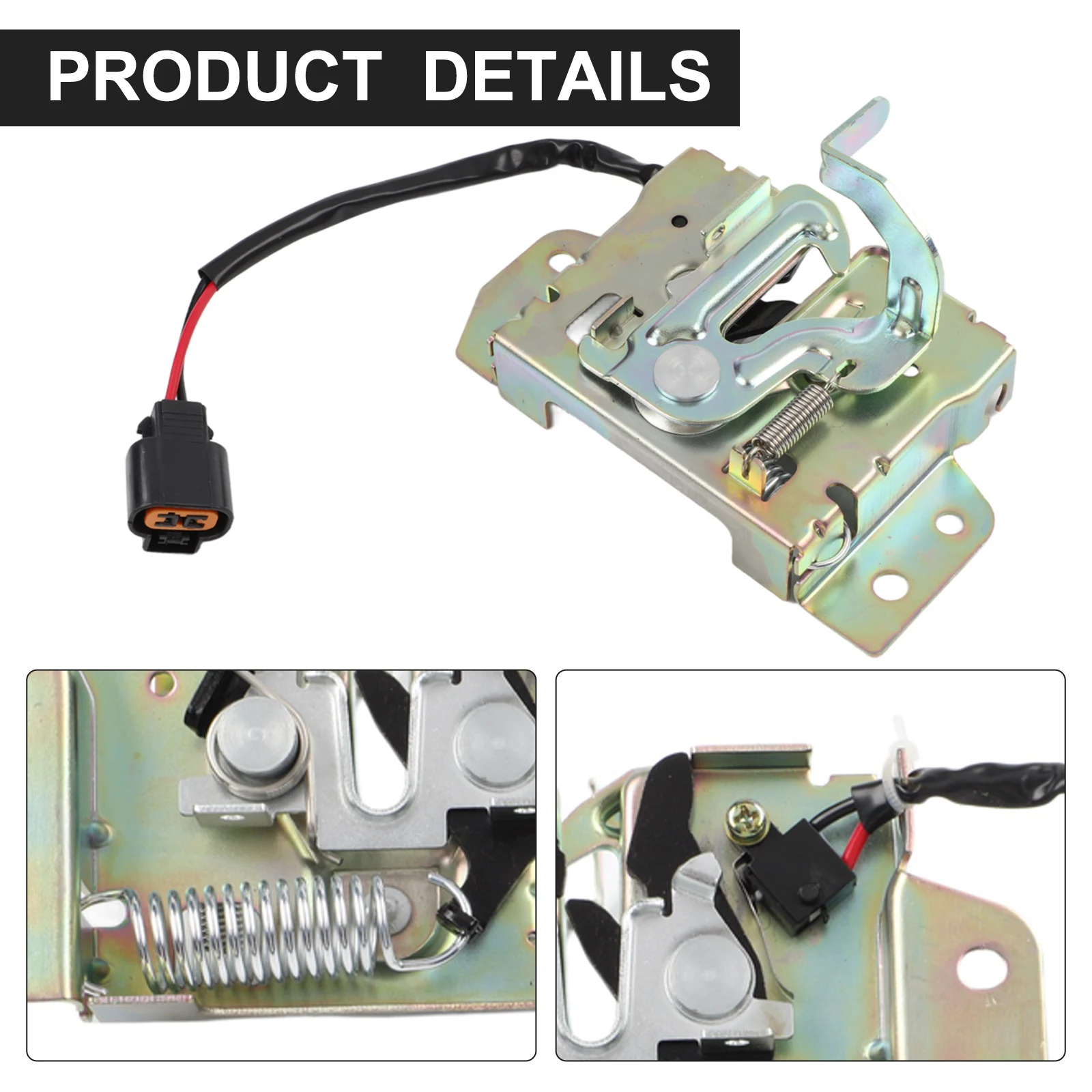 5908A109 Hood Latch Lock For Engine Security Compatibility With Multiple Models Engine Compartment Security For ASX For Lancer