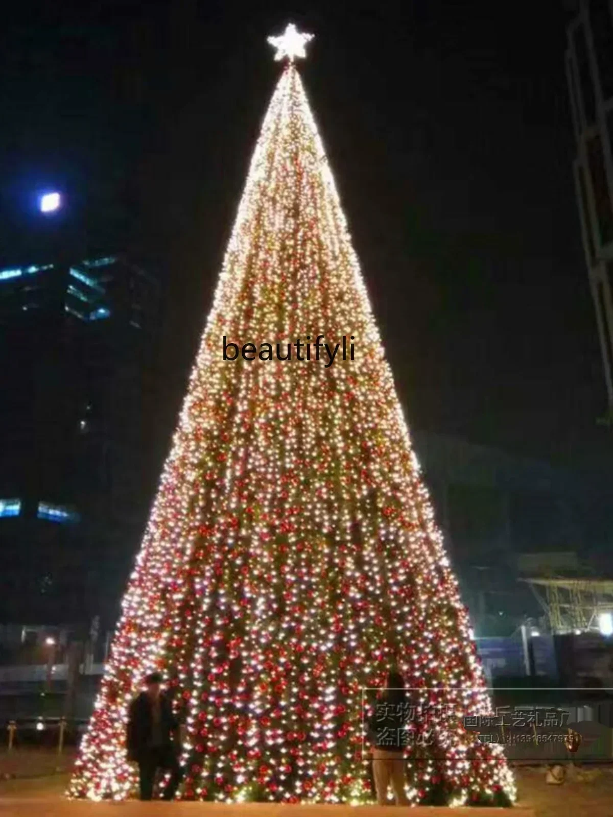 

Luminous Christmas tree 3-4-5 meters 6 meters 7 meters large frame Christmas tree package C56