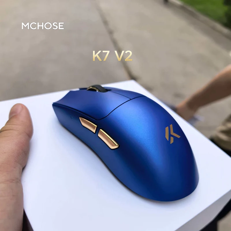 MCHOSE Wireless Gaming Mouse K7 V2 Ultra+ Lightweight 3955 Sensor Bluetooth Magnetic Wireless Charging Low Latency Native 8K
