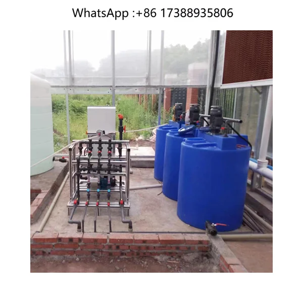 Small Agricultural Greenhouse Irrigation Equipment for Water and Fertilizer Integration Farmland Use