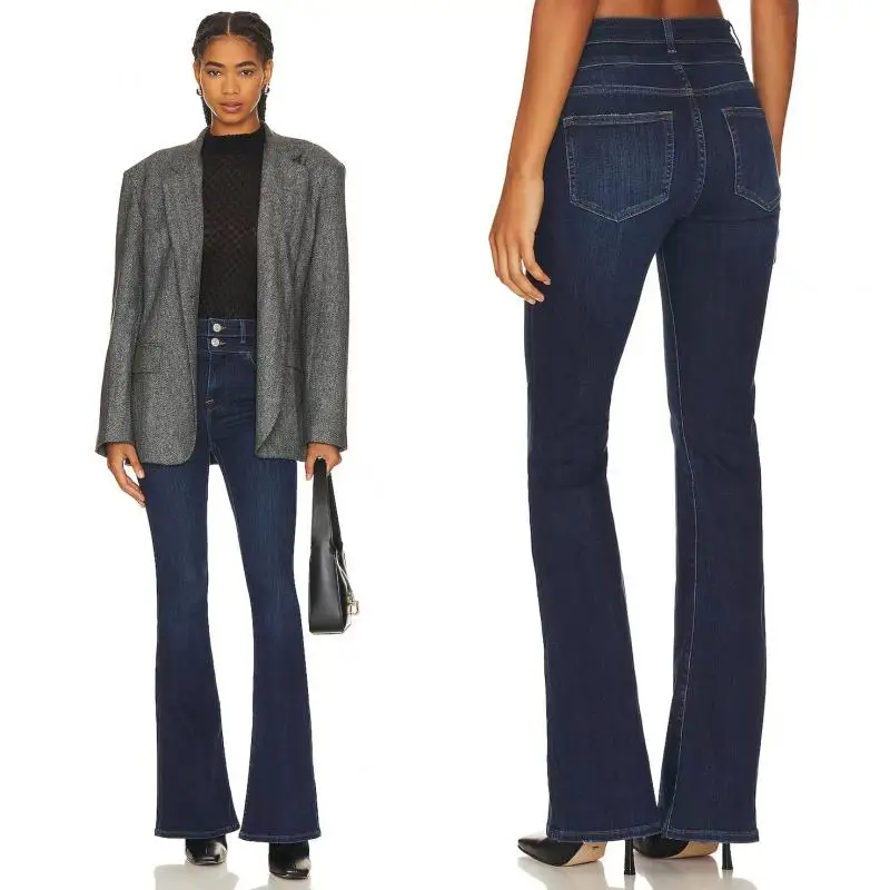 Dave&di 2026 Summer Vintage Single Breasted High Waist Jeans Women's Jeans Woman Clothes Women's Denim Pants Slim Fit Jeans