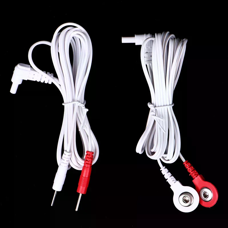 1PCS 1.5/1.8M 2.35mm Replacement Jack DC Head Electrode TENS Unit Lead Wires Connector Cables