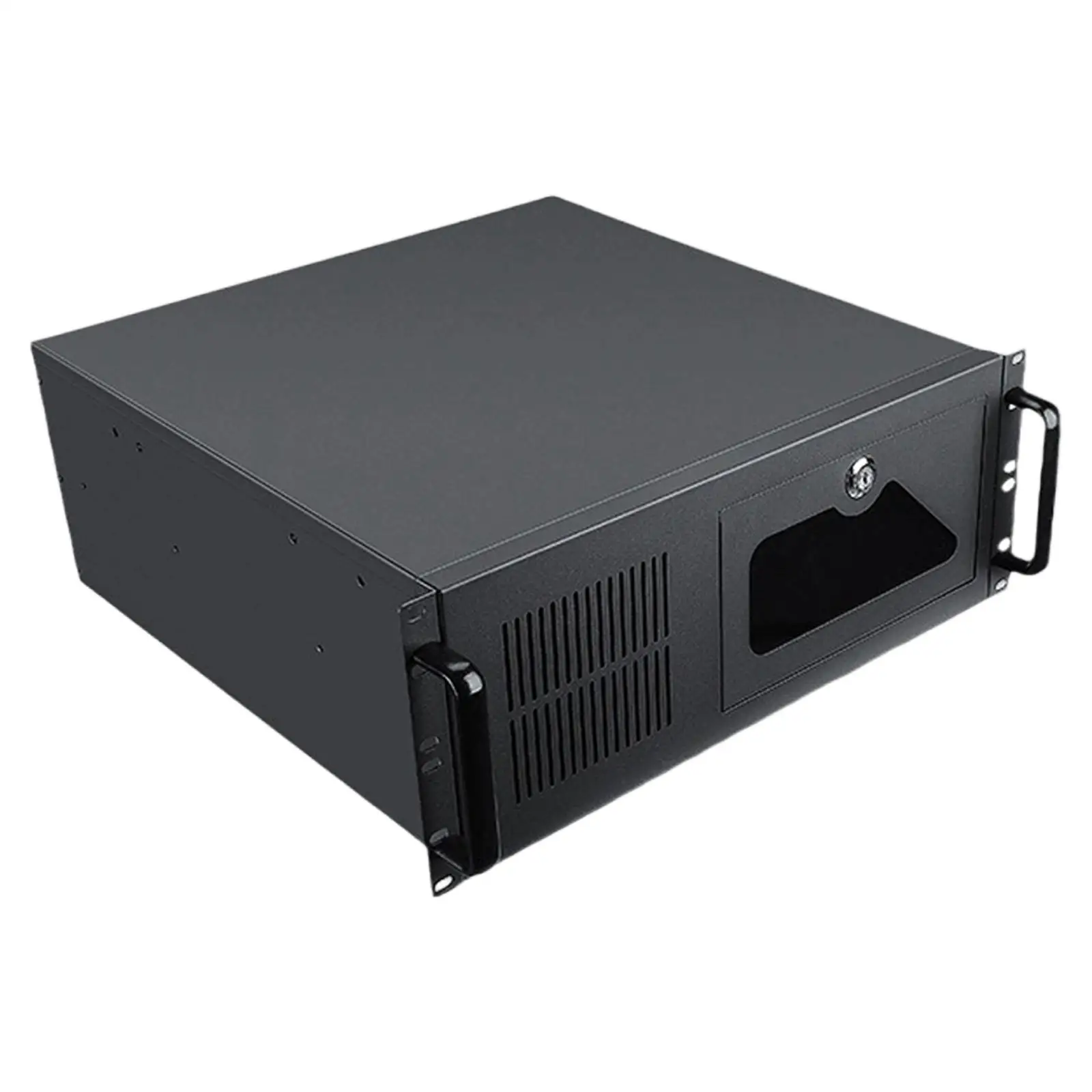 Server Industrial Control,Lockable Black Heavy Duty,Servers Case RACKMOUNT Computer Chassis Accessories Rack Server Cabinet