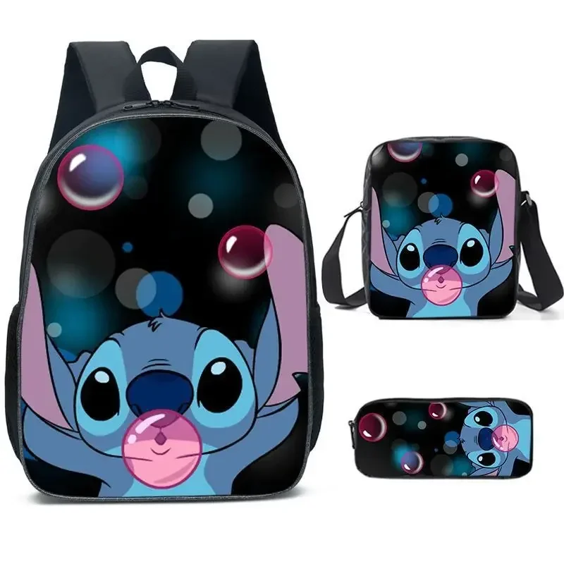 MINISO Disney Anime Cartoon Stitch Stitch School Bag Primary and Secondary School Students Backpack Backpack