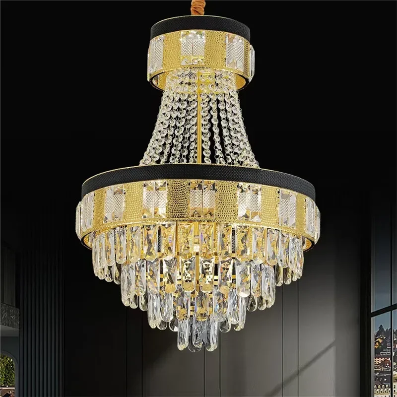

DORIAN Modern Luxury Crystal Pendent Lamp LED Fashion Simple Living Room Restaurant Bedroom Villa Hotel Staircase Chandelier