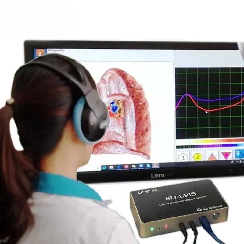 Best Seller, Factory Direct 8D NLS Health Analyzer, Multi-language Bioresonance Machine for Full Body Health Detection