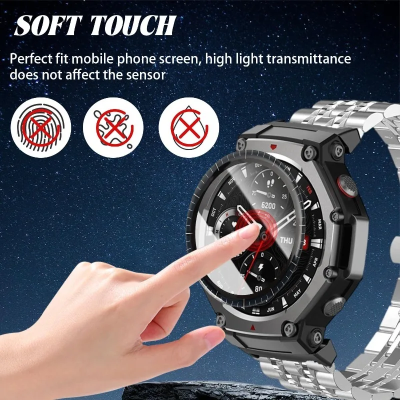 3D Curved Soft Films for Amazfit Active Max SmartWatch Anti-scratch Shatterproof Screen Protectors for Amazfit Active Max 2026