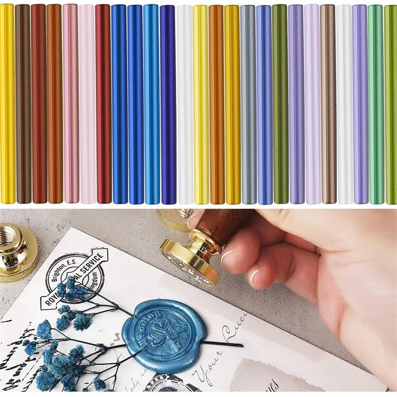 Seal Wax Sticks For Melting Glue Gun Sealing Wax Sticks Wedding Party Invitation Sealing Wax For Fashion Gift Decoration