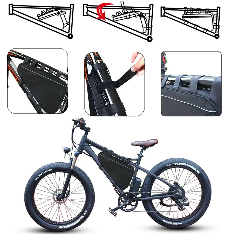 UPP High Quality 48V Li-Ion Rechargeable 72V 21Ah Lithium Battery Triangle Bag Battery Pack For 3000W Motor Electric Bicycle