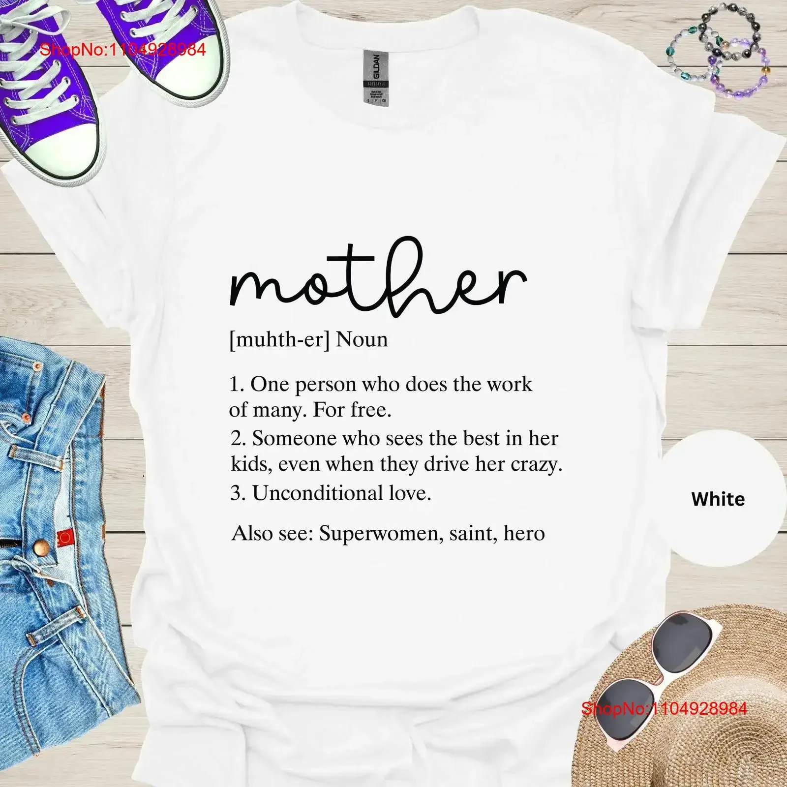 Mother T Shirt Mom Mama Mommy Nana for women oversized plus size shirts vintage Washed graphic Top For Everyday Wear fashion
