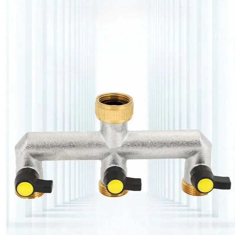 Garden Irrigation Water Distributor 2‑Way 3‑Way Valve Hose Connector Control Switch Pipe Fitting