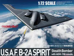 スピリットステルスbomber、AGM-158文字、収集モデル、ua72214、1/72、usaf B-2A