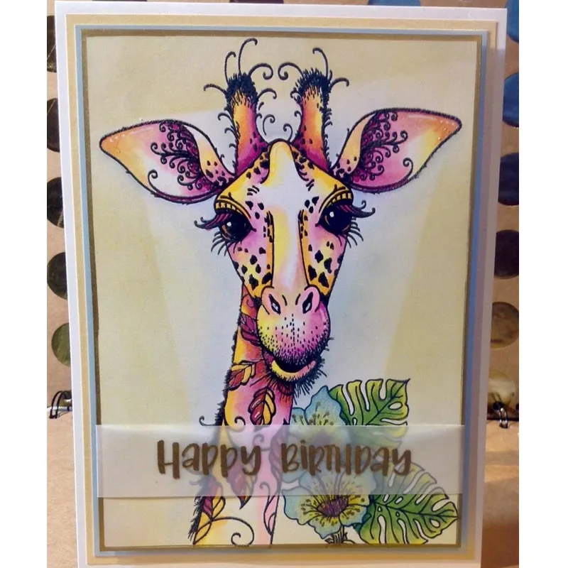 Fairy Giraffe Elephant Lion Transparent Stamps Clear Stamps for Diy Scrapbook/card Diy Greeting Paper Crafts Photo Album Decora