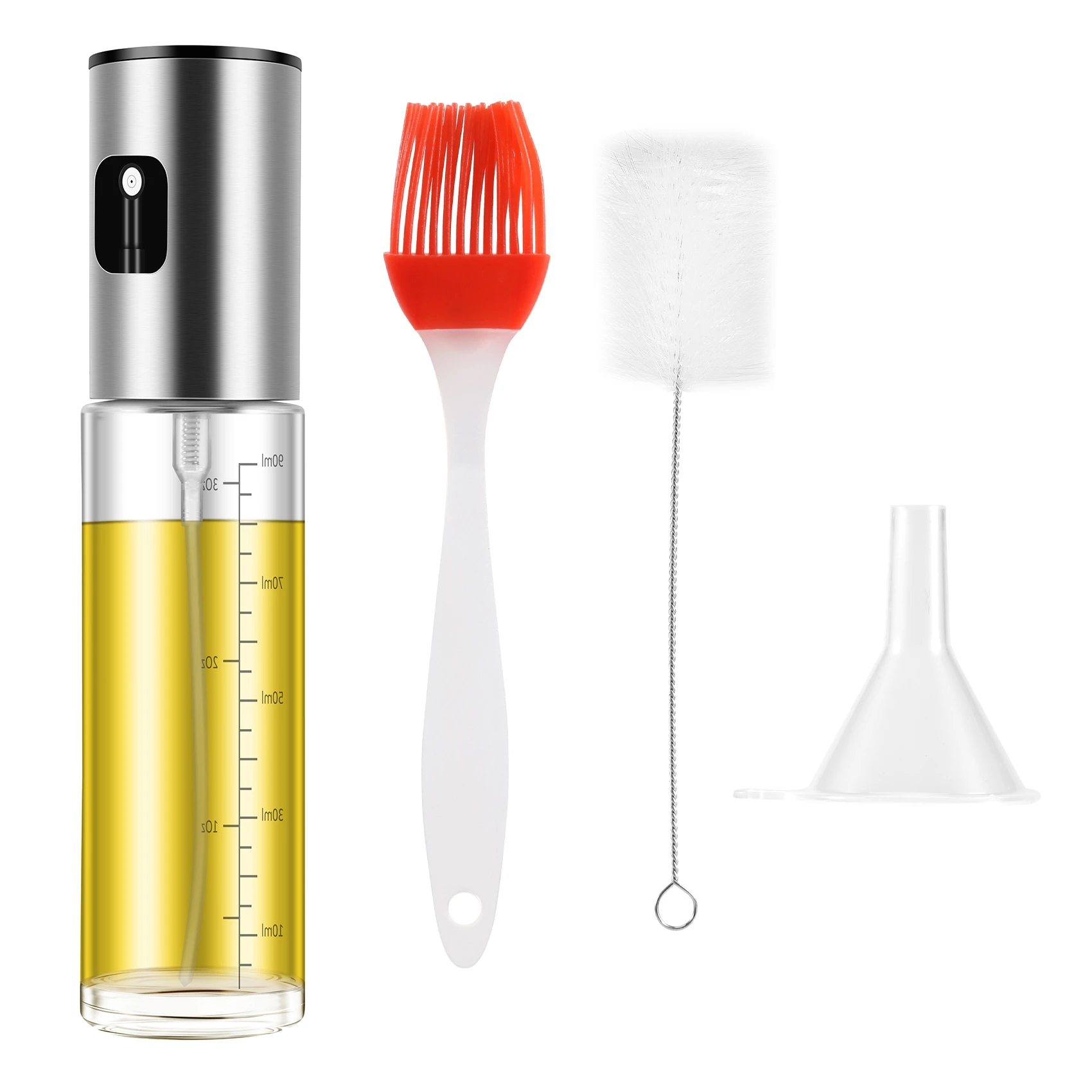 2025 Trend 2PCS Oil Bottle For Cooking Spray Bottle Oil Mister For Air Fryer Cooking Oil Sprayer