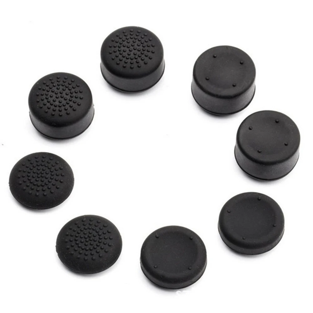 Bevigac-ソニープレイステーション4ps4ps4アクセサリー用の8pcsソフトシリコン強化滑り止めサムグリップスティックキャップカバーケーススキン