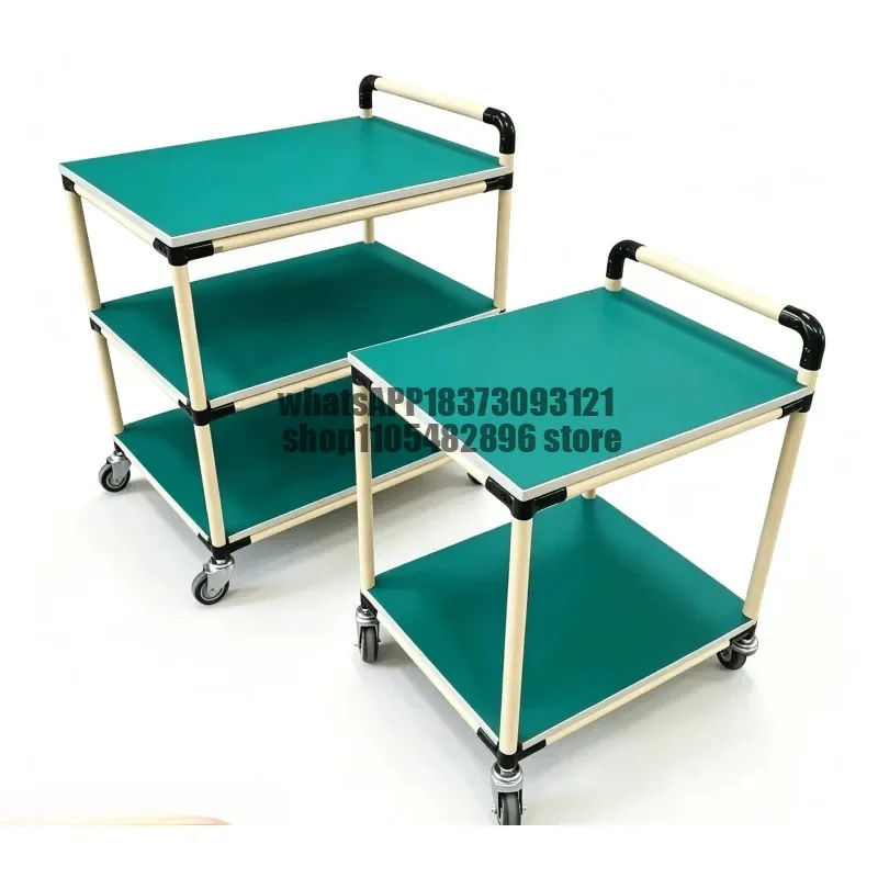 Factory workshop Anti-static workbench Lean tube turnover car Multifunctional sorting car Mobile trolley