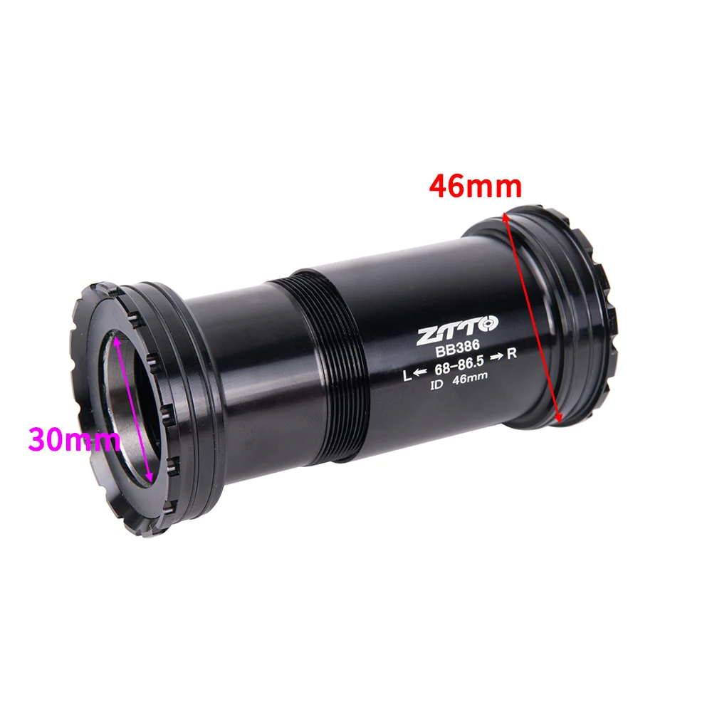 ZTTO BB386 セラミック製ネジ式ロックボトムブラケット 24mm 29mm 30mm