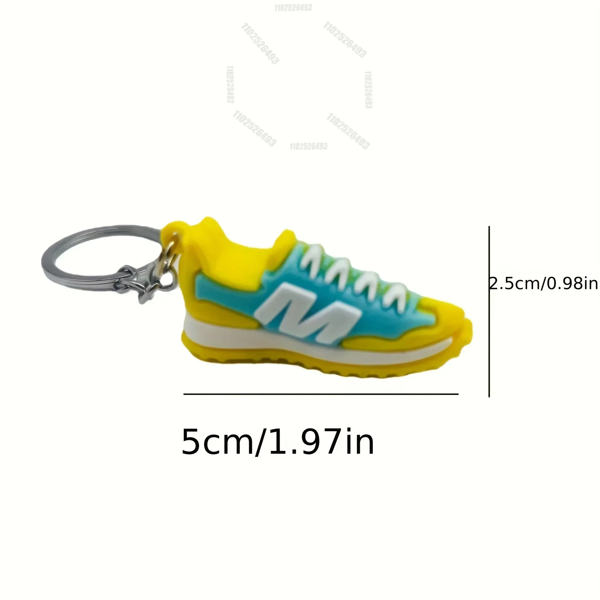 Creative 3D Simulation Mini Sports Shoes Silicone Keychain Car Key Bag Pendants Trinket Decoration Men Women Keyring Gift