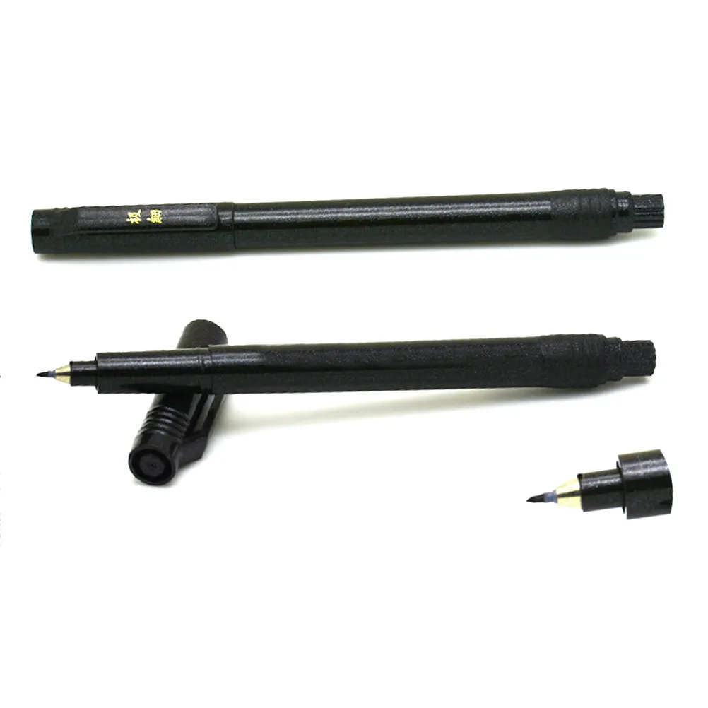 

Набор каллиграфических кистей (4 шт.): китайские и японские кисти для письма, разные размеры, маркеры для надписей на водной основе