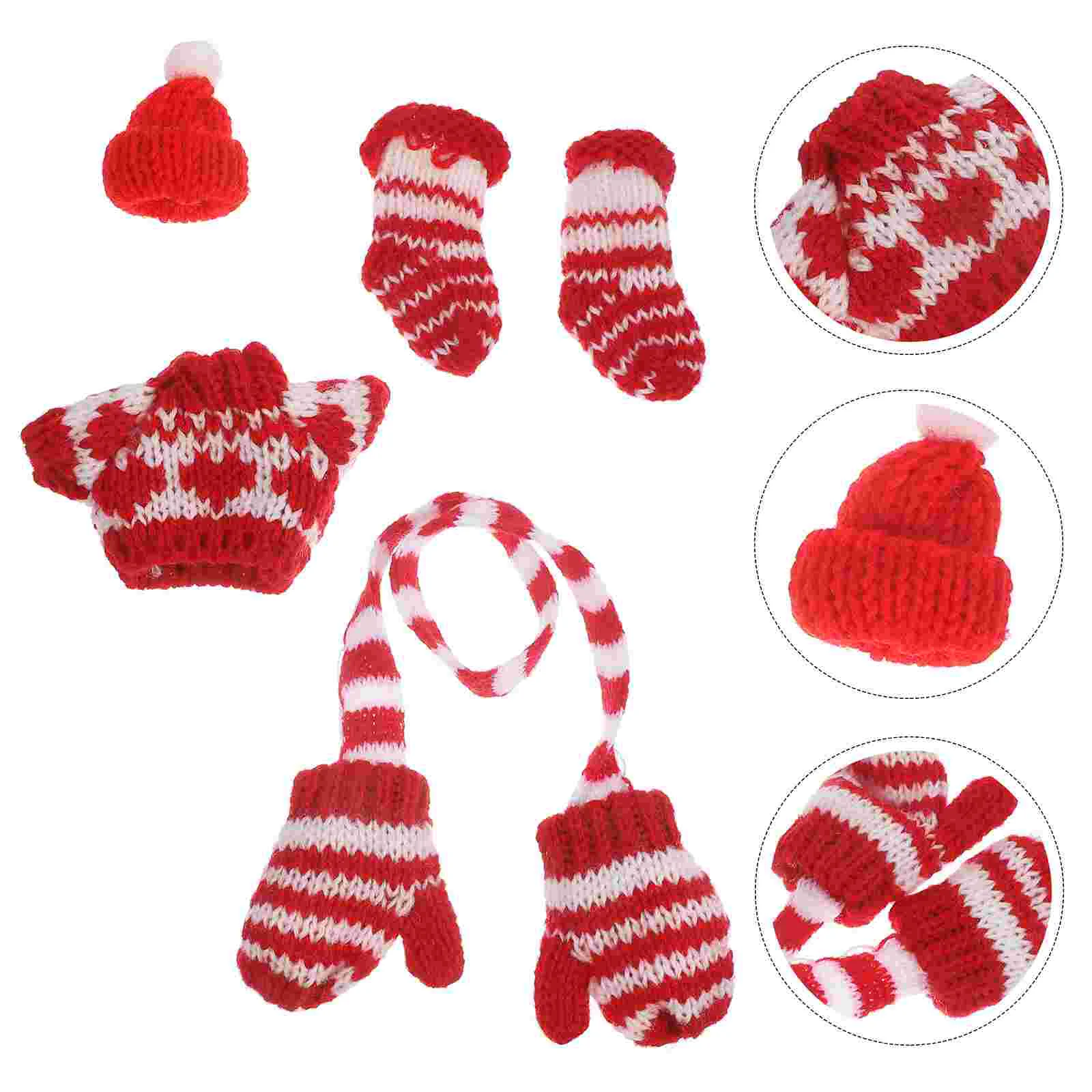 on Shelf Clothes Clothing House Replacement Gloves Knitted Hat Scarf Yarn