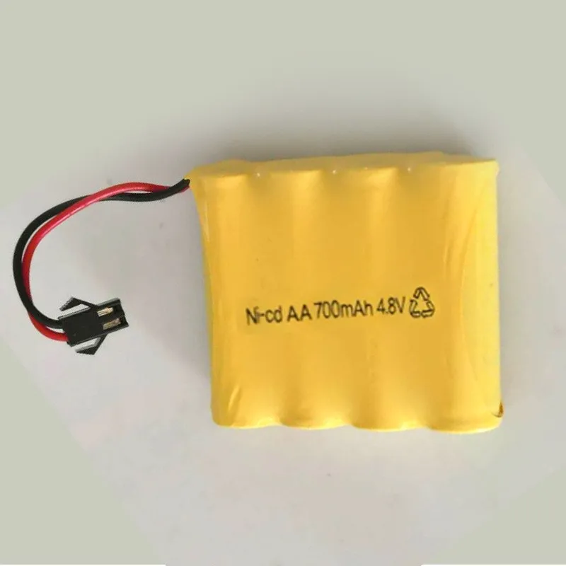 buy more will cheap Durable AA5 4.8 toy rechargeable battery pack SM connector SUV rollover car 4WD battery NI-CD