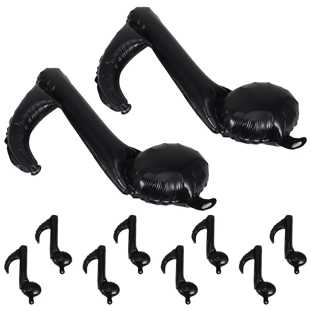 

15Pcs Stylish Musical Note Balloons For Concert Party Decorations Retain Shape Color Ideal For Any Occasion