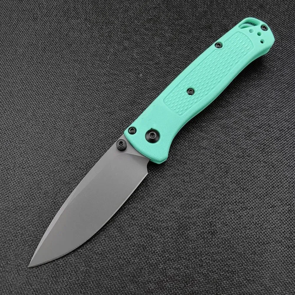 Mini 533 Bugout Folding Knife Nylon Fiber Handle Pocket Knives Outdoor Fishing Safety Knives Self Defense Tool Easy To Carry