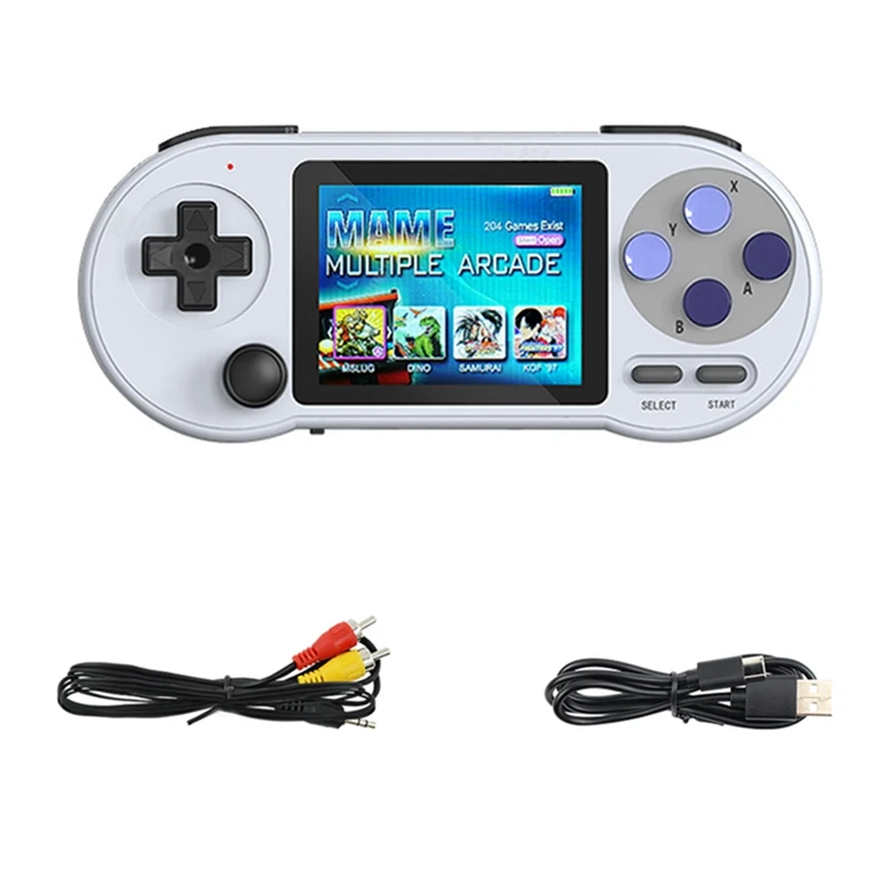 SF2000 Handheld Game Console Player Built-In 6000 Games Retro Game Support AV Output Easy To Use