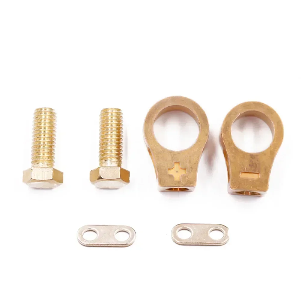 

2x Зажимы для клемм автомобильного аккумулятора, быстросъемные клеммы для положительной и отрицательной полюсов, электрические соединители, автоаксессуары