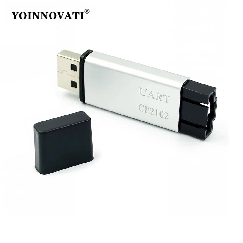 Aluminum Shell CP2102 USB 2.0 to TTL UART Module 6Pin Serial Converter STC Replace FT232 Module Support 5v/3.3v for Arduino