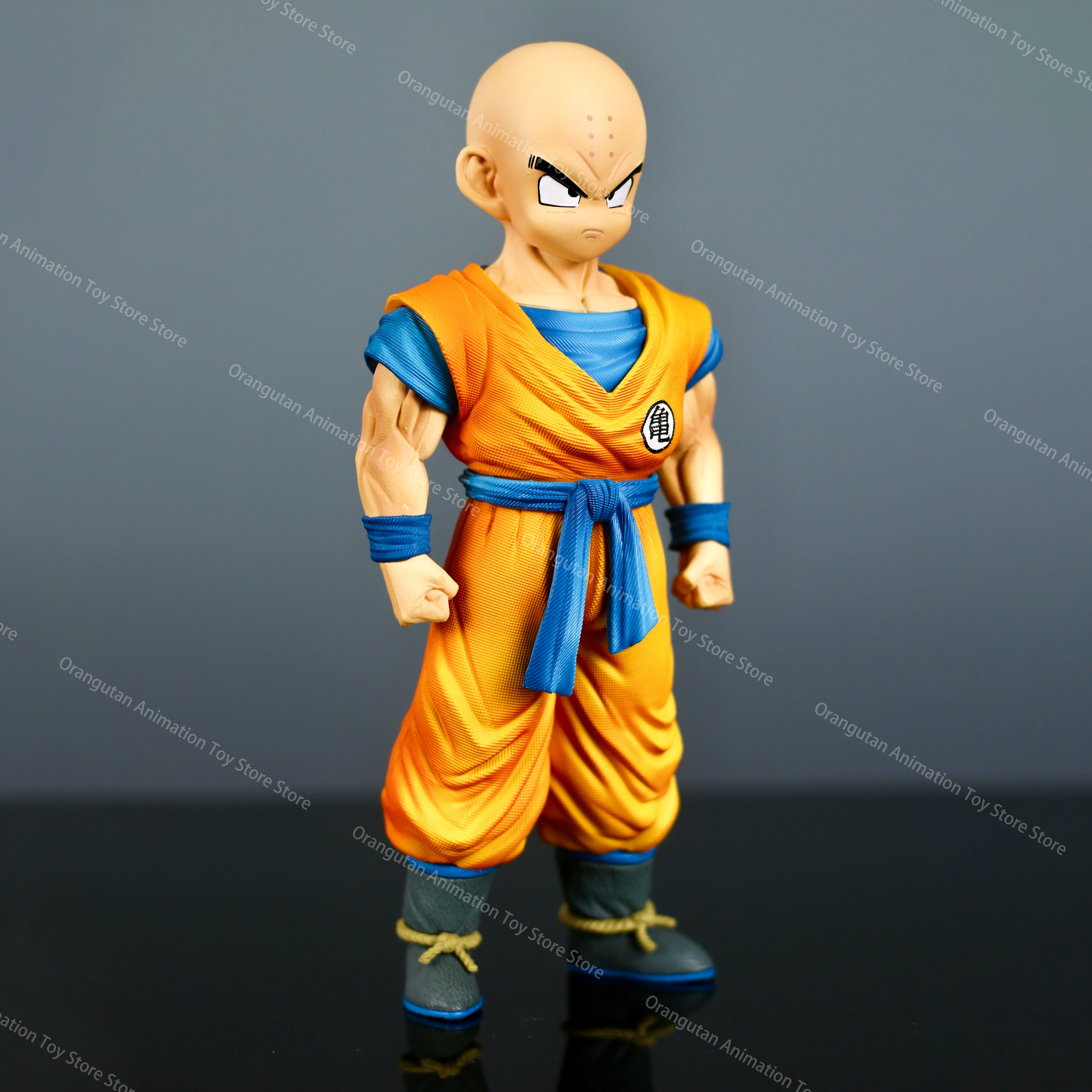 18.5cm  Dragon Ball Z Vf krillin Childhood Edition Shounen Chapter Martial Arts Association Standing Pose Anime Statue