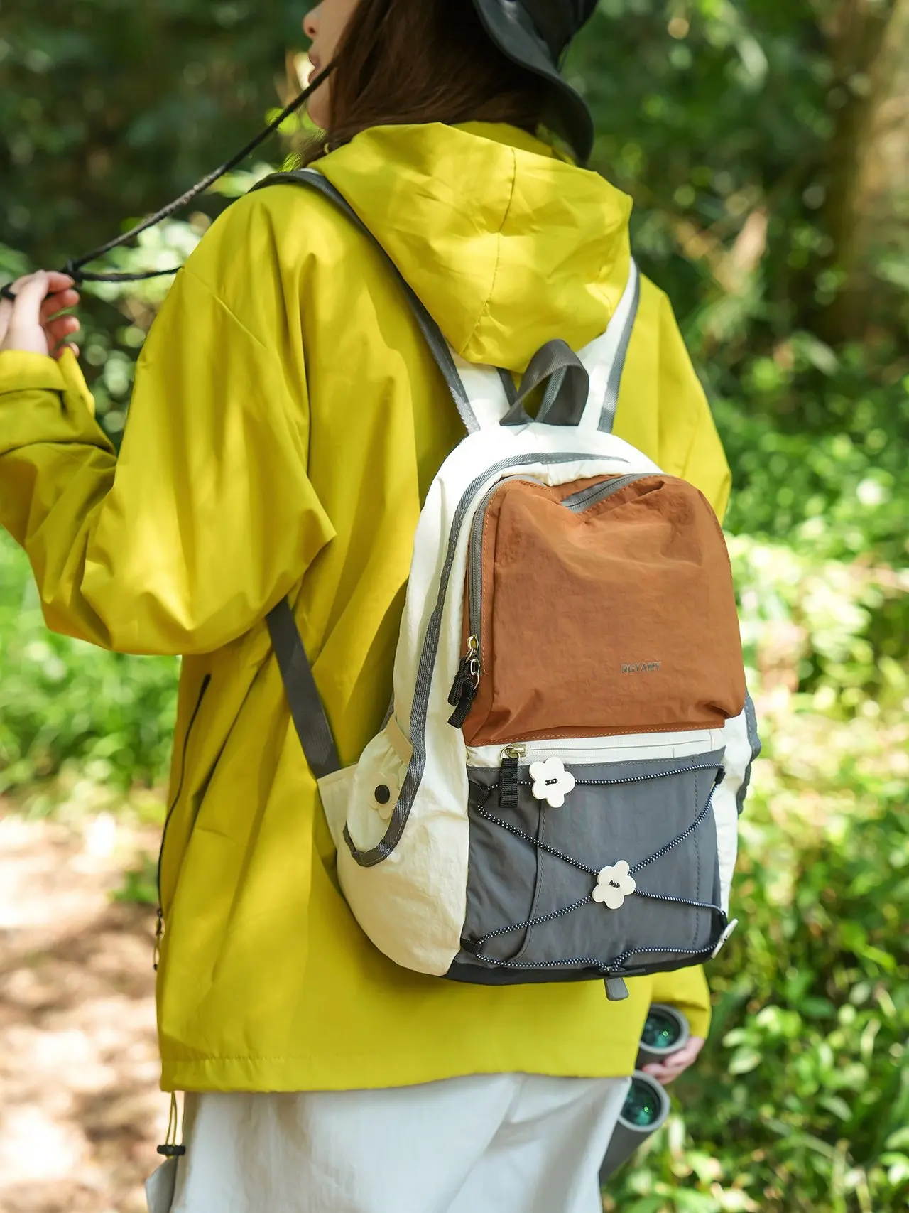 Outdoor Sports Backpack: Color-Blocking Trend, Cycling and Camping Small Backpack, Couples' Set, Waterproof and Durable Backpack