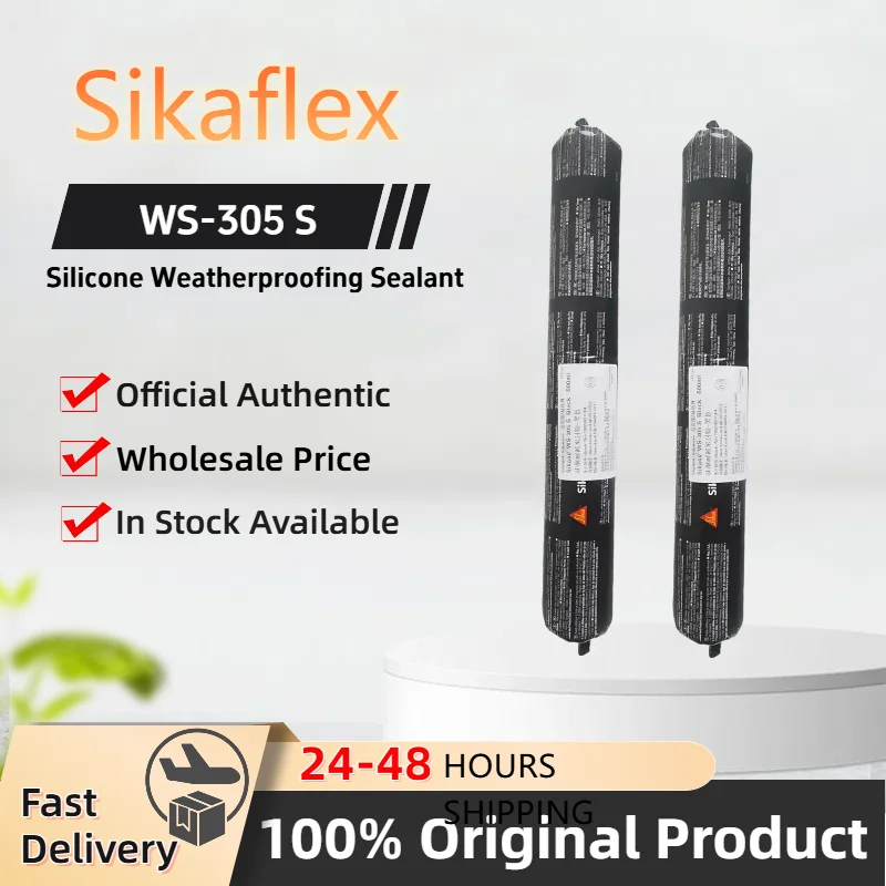 Sika Sikaflex WS-305S sellador de silicona resistente a la intemperie de alto rendimiento cortina de acristalamiento estructural paredes de ventanas 600ML