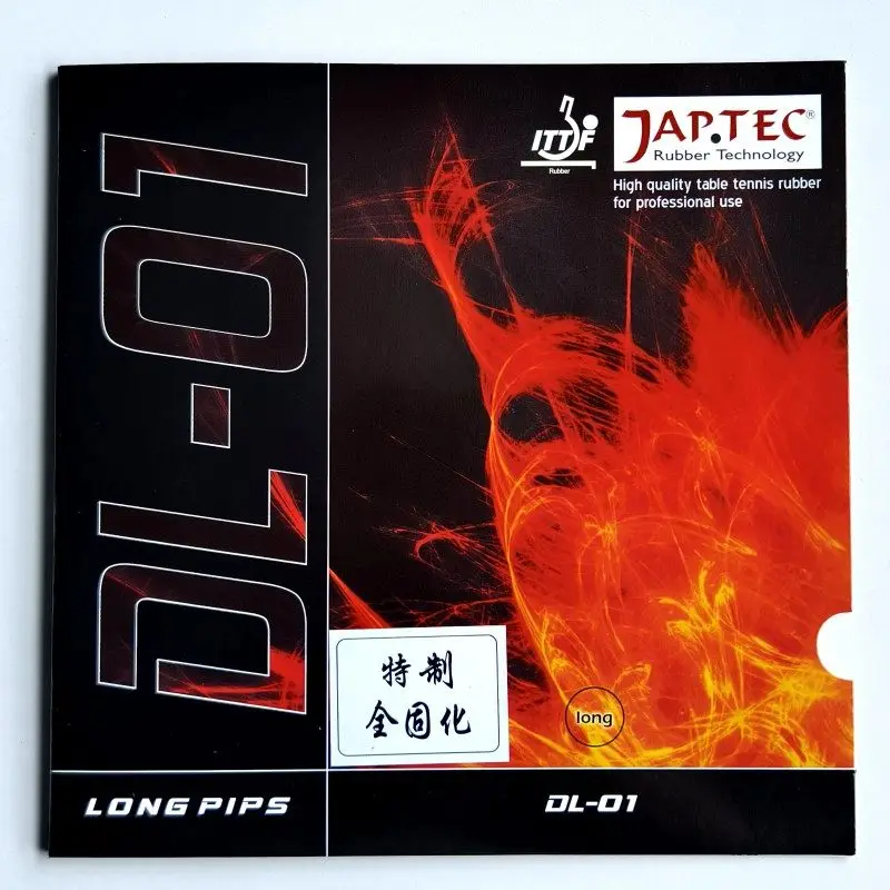 Japtec DL-01 Fully Cured Table Tennis Rubber Medium Pips OX Long Pimples Durable Sinking Weird Ping Pong Rubber for Anti-Spin