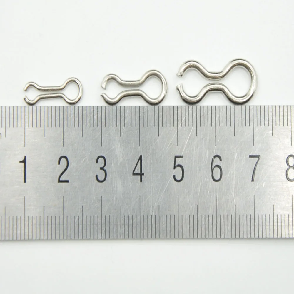 100 قطعة الصيد الطقات موصل الصيد يدور رابط سريع قالب الرصاص حلقة إدراج غرق عيون كليب معالجة الملحقات