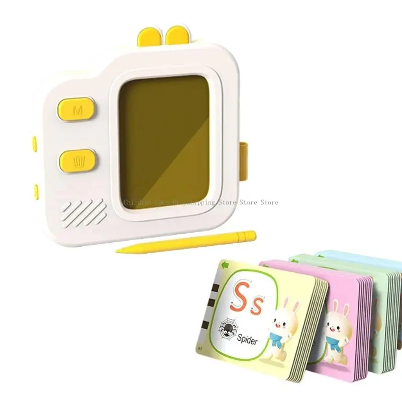 Leermachine voor kinderen met LCD-scherm en flashkaart voor eerste lezing Schrijven Handvaardigheidsontwikkeling Educatief