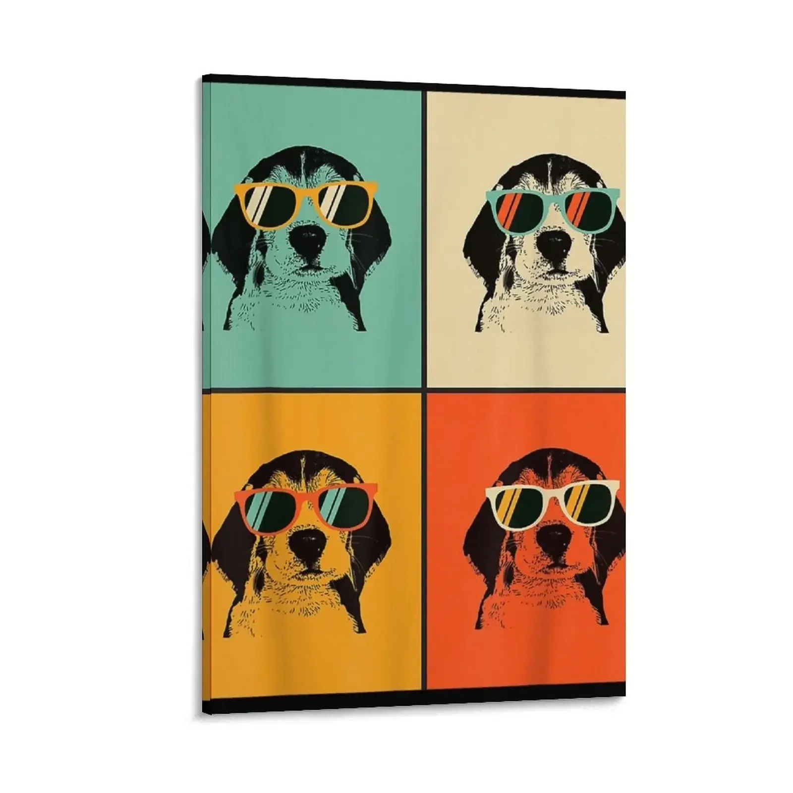

Retro Beagle Canvas Painting office decoration decoration for the room Decoration for bedroom