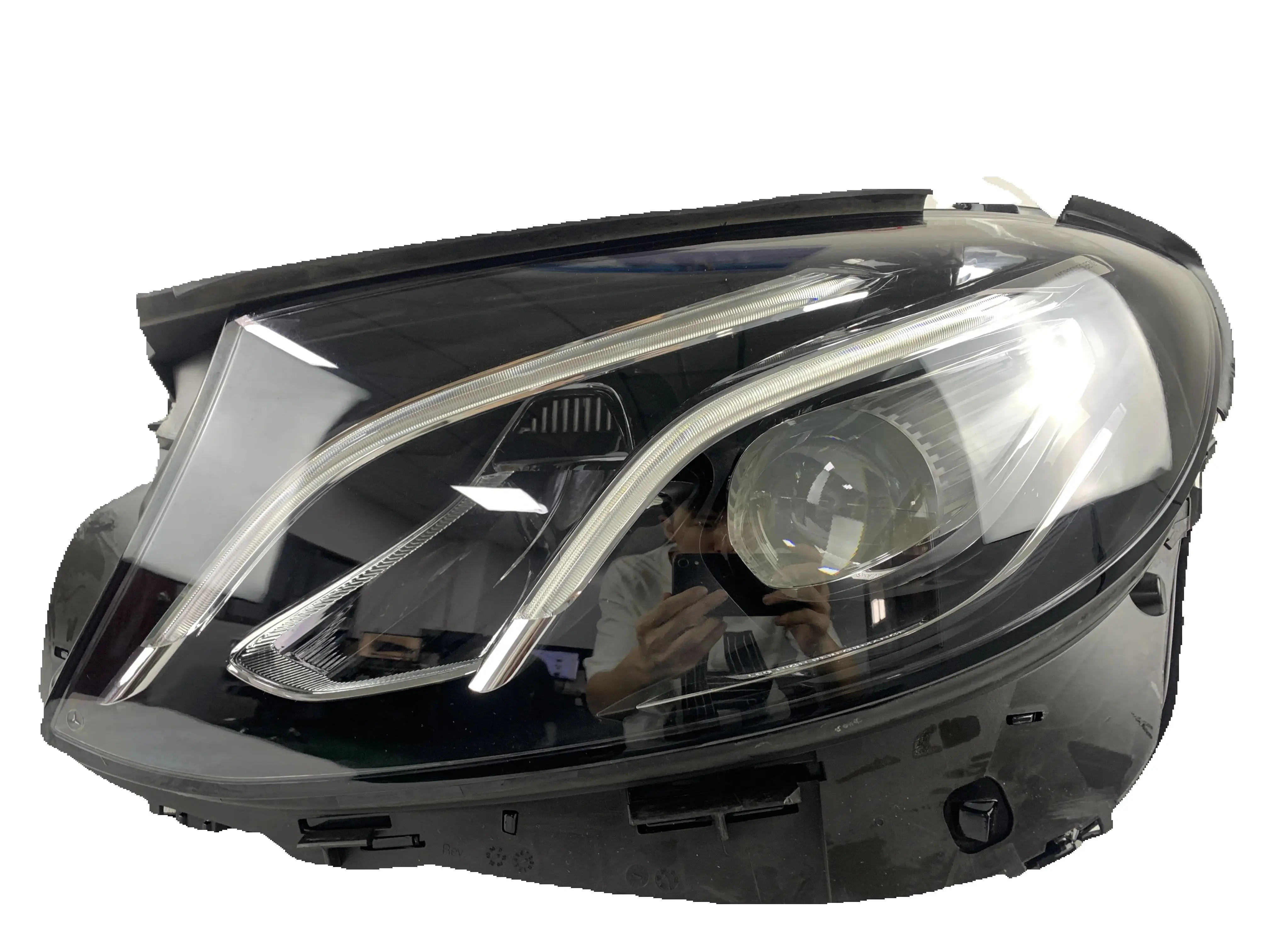 เหมาะสําหรับ Mercedes Benz E-Class W213 LED ไฟหน้า E200E300 E320 OE 2139066601   ไฟหน้าระบบไฟรถยนต์