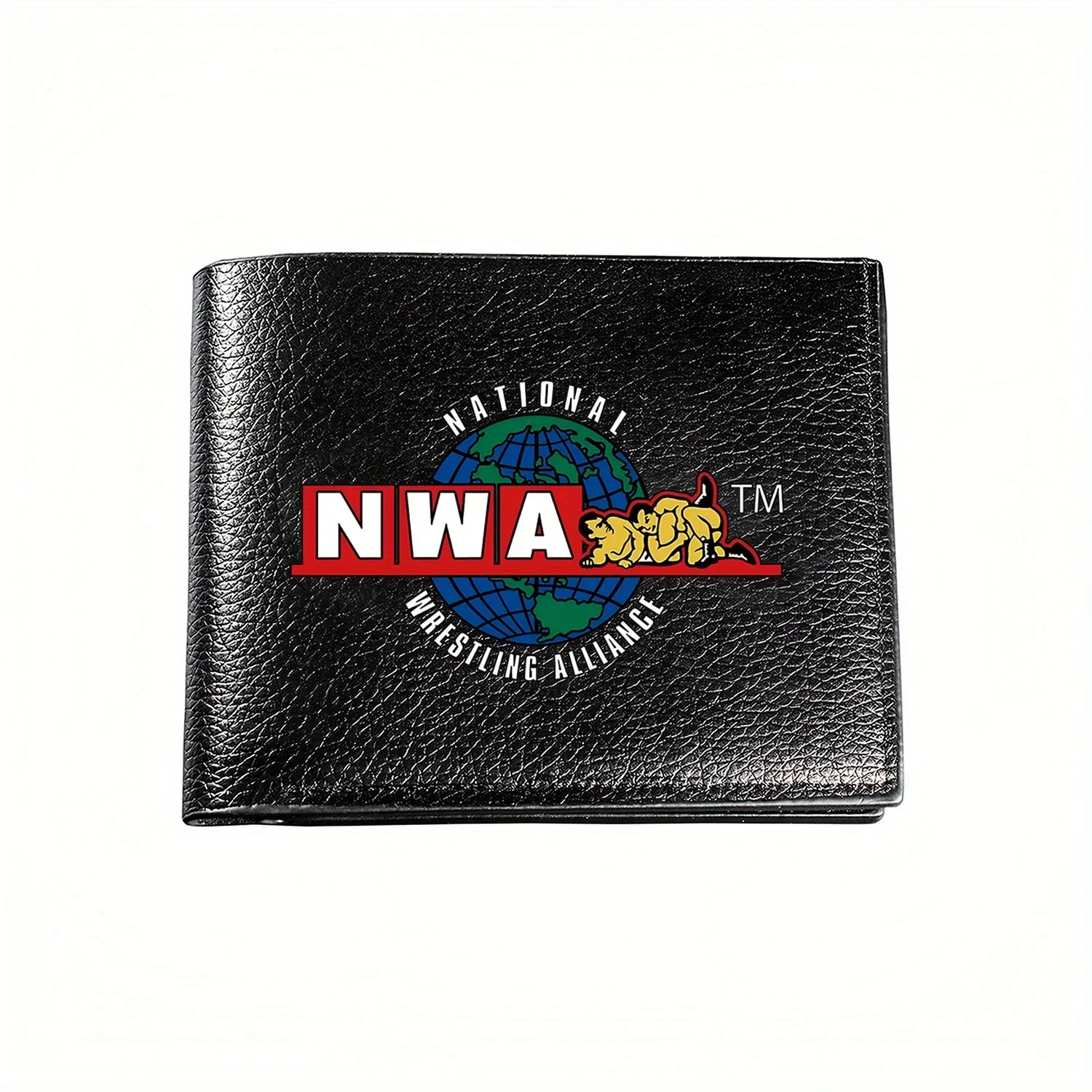 

Кошелек премиум-класса с логотипом NWA Wrestling Alliance для мужчин, деловой повседневный стильный рождественский подарок для папы, мужа, парня