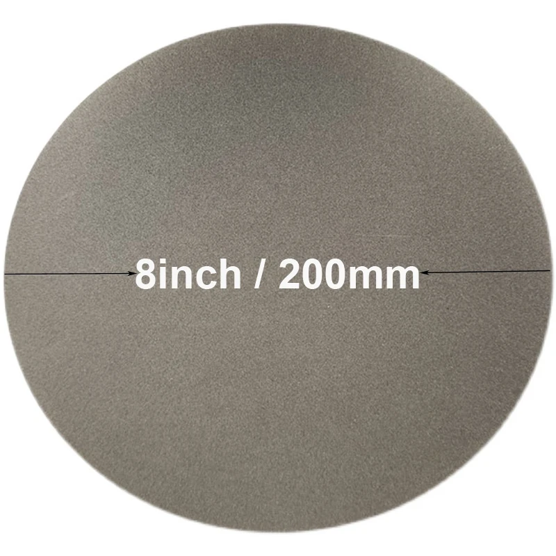 

8" inch 200mm Imperforate Diamond Grinding Disc Coated Flat Lap Disk Jewelry Tools