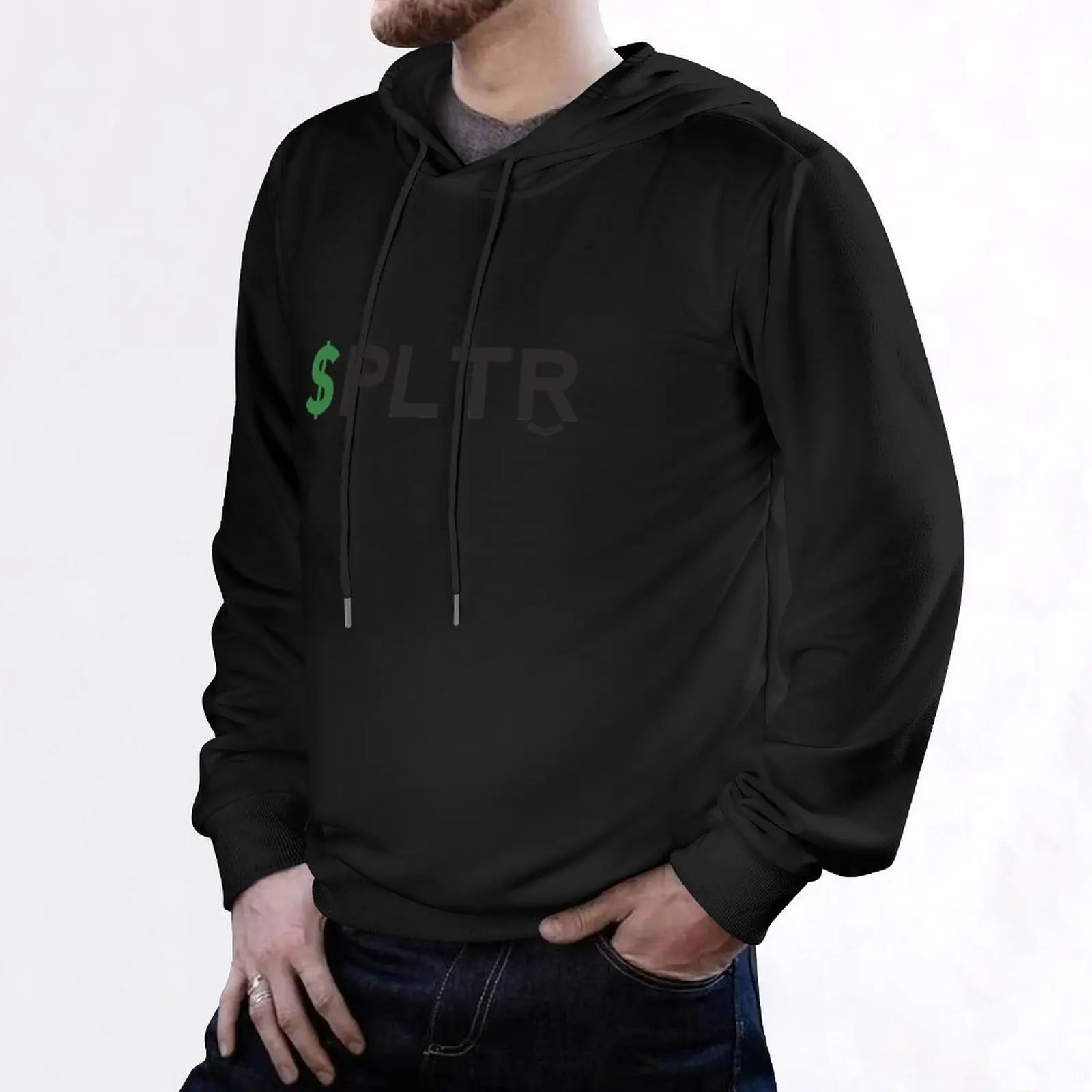 PLTR Stock Ticker (Palantir) هوديي النمط الياباني ملابس الخريف الرجالية ملابس الخريف الرجال هوديي