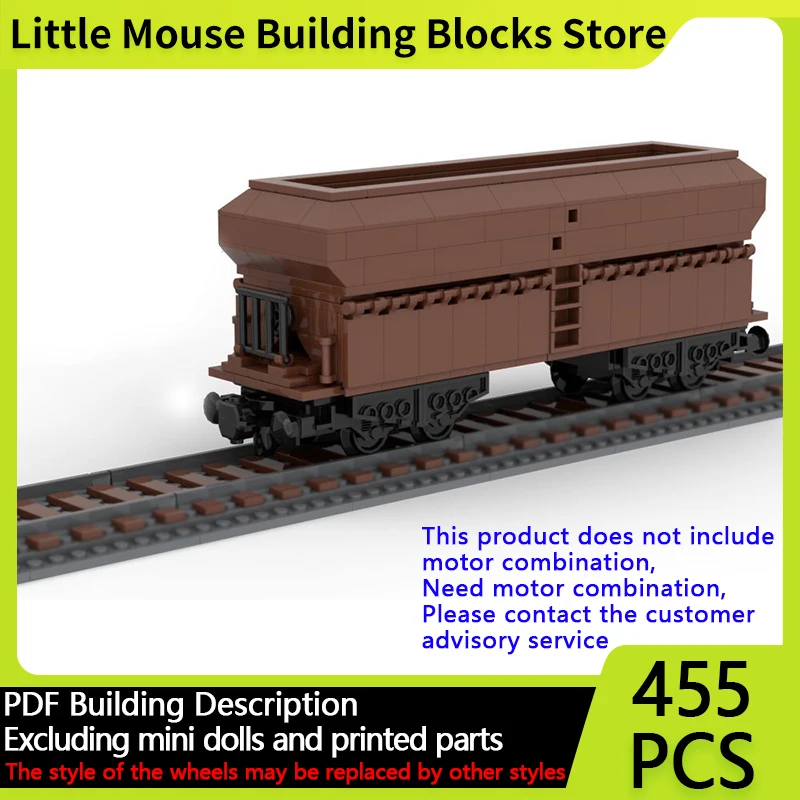 

City Car Model MOC Building Bricks Ore Transport Hopper Truck Modular Technology Gifts Holiday Assemble Children Toys Suit